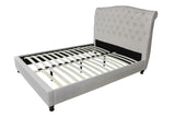 Moti Essex Oat Tufted Queen Platform Bed 88013005