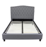 Essex Heather Tufted Queen Platform Bed