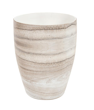 Howard Elliott Desert Sands Tapered Ceramic Vase - Elegant Home Decor With Neutral Tones And Protective Pads Brown Ceramic 88015-howard-elliott