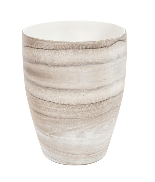 Howard Elliott Desert Sands Tapered Ceramic Vase - Elegant Home Decor With Neutral Tones And Protective Pads Brown Ceramic 88015-howard-elliott