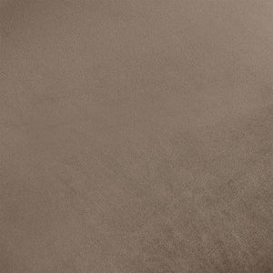 Meridian Furniture Zarelle Velvet Upholstered Dining Chair with Matte Black Iron Frame for Modern Rooms Taupe 88021Taupe-C