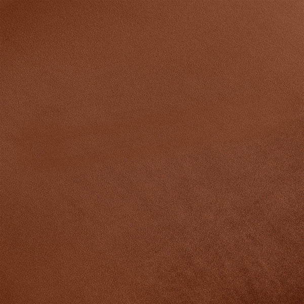 Meridian Furniture Zarelle Velvet Upholstered Counter Stool with Matte Black Iron Frame for Kitchen Islands Cognac 88022Cognac-C