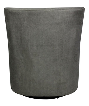 Moti Wade Gray Arm Chair with Kidney Pillow 88023024