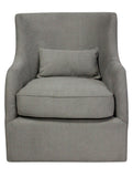 Moti Wade Gray Arm Chair with Kidney Pillow 88023024