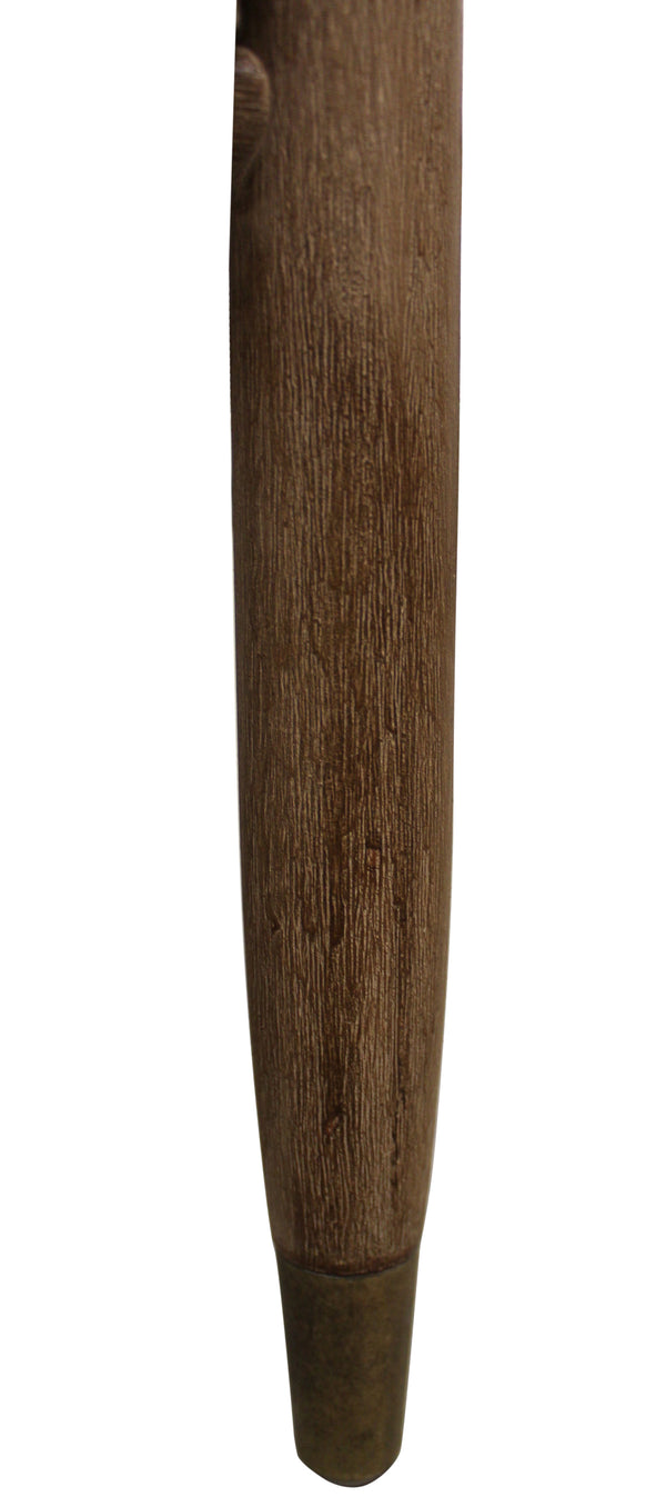 Moti Quinn Ivory Arm Chair with Wood Frame 88023058