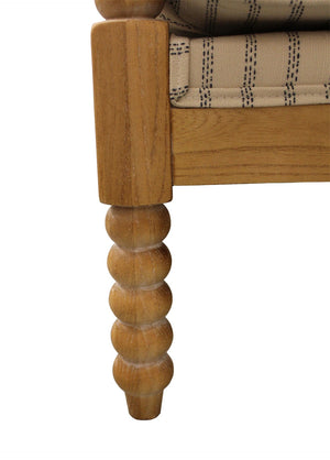 Moti Windsor Natural Strip Occasional Chair 88023064