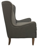 Moti Boulter Lounge Chair with Gray Linen 88023067