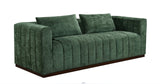 Moti Upton Sofa in Cypress Green with 2 Toss Pillows 88023073