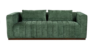 Moti Upton Sofa in Cypress Green with 2 Toss Pillows 88023073