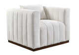 Moti Upton Lounge Chair in Ivory with 1 Toss Pillows 88023074