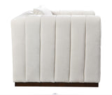 Moti Upton Lounge Chair in Ivory with 1 Toss Pillows 88023074