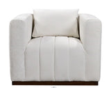 Moti Upton Lounge Chair in Ivory with 1 Toss Pillows 88023074