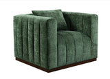 Moti Upton Lounge Chair in Cypress Green with 1 Toss Pillows 88023075