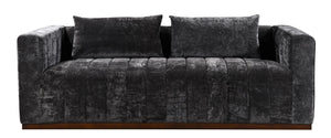 Moti Upton Sofa in Prism Black with 2 Toss Pillows 88023076