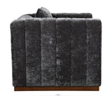 Moti Upton Lounge Chair in Prism Black with 1 Toss Pillows 88023077