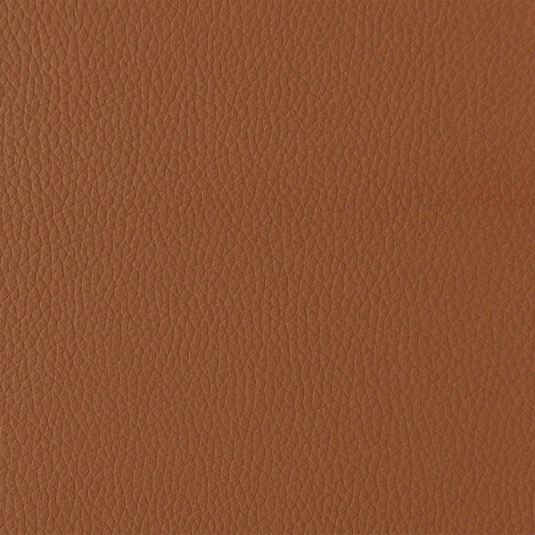 Meridian Furniture Leesa Mid-century Vegan Leather Dining Chair with Walnut Frame and Elegant Rounded Back Design Tan 88034Cognac-C