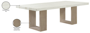 Meridian Furniture I Need to Create a Common Title for the Ananda Dining Table That Avoids Mentioning Brown or White, Stays 90-100 Characters, and Captures Shared Features. White 88039-DT84