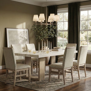 Meridian Furniture I Need to Create a Common Title for the Ananda Dining Table That Avoids Mentioning Brown or White, Stays 90-100 Characters, and Captures Shared Features. White 88039-DT84