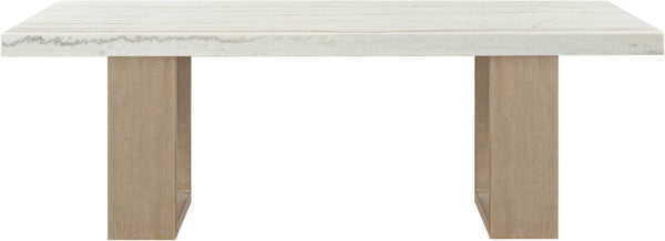 Meridian Furniture I Need to Create a Common Title for the Ananda Dining Table That Avoids Mentioning Brown or White, Stays 90-100 Characters, and Captures Shared Features. White 88039-DT84