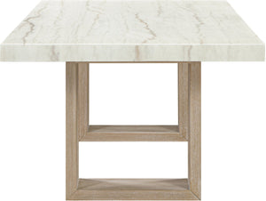 Meridian Furniture I Need to Create a Common Title for the Ananda Dining Table That Avoids Mentioning Brown or White, Stays 90-100 Characters, and Captures Shared Features. White 88039-DT84