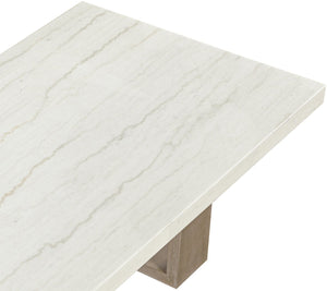 Meridian Furniture I Need to Create a Common Title for the Ananda Dining Table That Avoids Mentioning Brown or White, Stays 90-100 Characters, and Captures Shared Features. White 88039-DT84