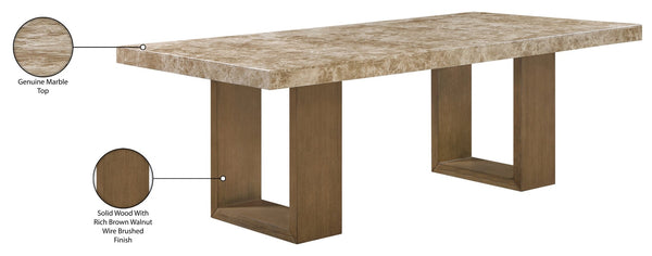 Meridian Furniture I Need to Create a Common Title for the Ananda Dining Table That Avoids Mentioning Brown or White, Stays 90-100 Characters, and Captures Shared Features. Brown 88040-DT84