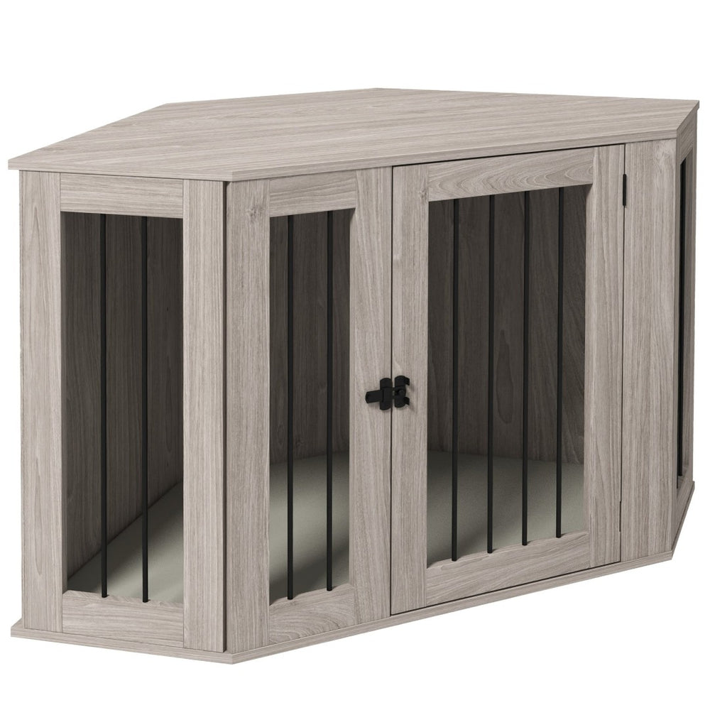 English Elm Pawhut Rolling Small Animal Enclosure with Foldable Run Zone Ramps and Feeding Accessories W2225P173784