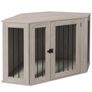 English Elm Pawhut Rolling Small Animal Enclosure with Foldable Run Zone Ramps and Feeding Accessories W2225P173784