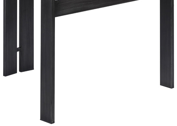 Meridian Furniture Aurum Vegan Leather Dining Chair with Sculptural Iron Frame for Modern Spaces 88093Black-C