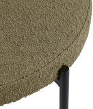 Beacon Olive Green Boucle Fabric Dining Chair 880Olive-C Meridian Furniture