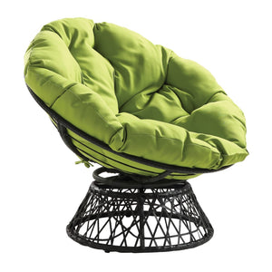OSP Home Furnishings Papasan Chair Green