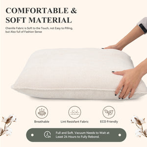 English Elm Accent Chair Mid-Century Rattan Arms Set of 2 with Rubber Wood Legs, Plush Fabric Seat, Cozy Lounge White T3950P397484