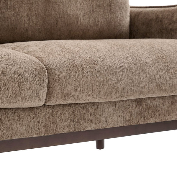 English Elm Modern Chenille Loveseat with Pocket Spring Cushions and Rubberwood Legs for Living Room N763P347228D