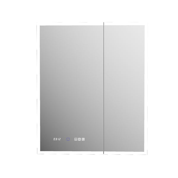 English Elm 30*36 Inch Led Medicine Cabinet with Anti-fog Gfci Outlet and Stepless Dimming Mirror W637P349415