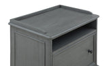 OSP Home Furnishings Country Meadows File Cabinet Plantation Grey