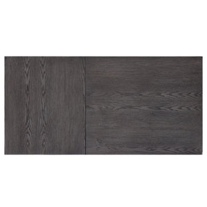 English Elm Rectangular Modern Coffee Table with Wood Top and Metal Frame, Two-Tone Finish for Stylish Living Gray B016P312974