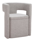 Papua Dining Chair Gray 109993 Zuo Modern