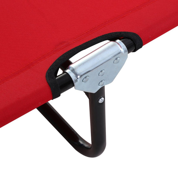 English Elm Outsunny Folding Chaise Lounge Chairs - 5-Level Recline, Lightweight Steel Frame, Perfect For Pool & Patio W2225P249605-GIGA