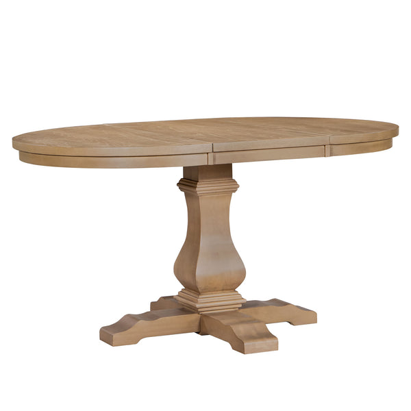 English Elm Christopher Knight Home® - Oval Extendable Dining Table - Rustic Charm In Light Natural Finish, Perfect For Home Gatherings N771P355872A_N771P355873A