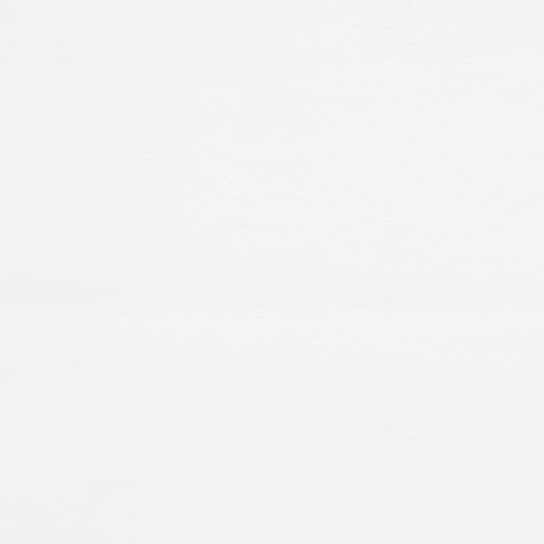 English Elm Upholstered White Leatherette Office Chair with Headrest, Contoured Back & Adjustable Height on Casters B016P381003