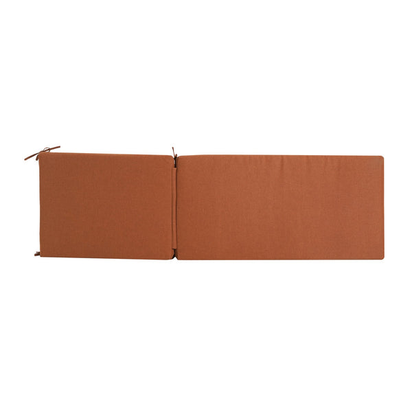 English Elm Christopher Knight Home® - Noah Outdoor Chaise Lounge Cushion - Bright Orange, Weather-Resistant, Durable Foam For Comfort N775P291468O