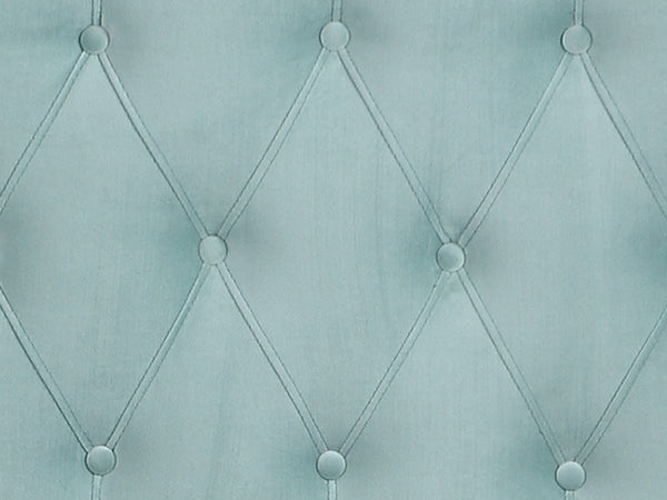 English Elm Wallace & Bay - Blue Twin Upholstered Bed - Stylish Light Blue Design With Solid Wood Frame For Kids' Room Comfort B2709P212279-GIGA