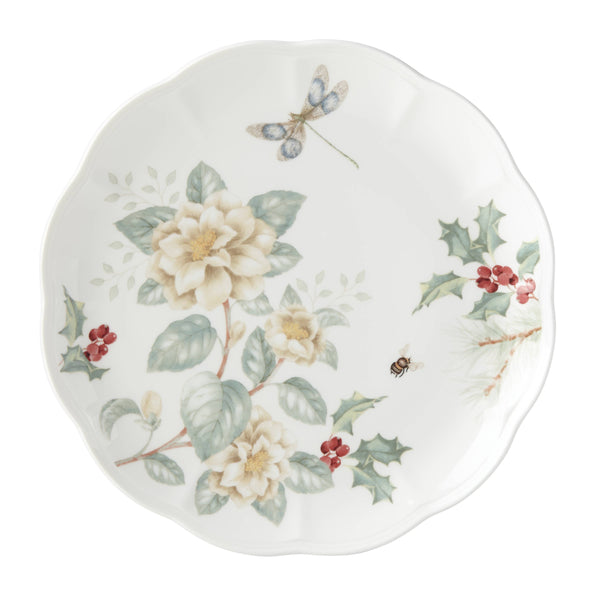 Lenox Butterfly Meadow Porcelain Dinnerware Set Scalloped Floral Holiday Table Elegance 884473