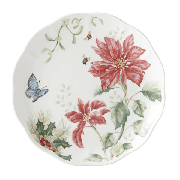 Lenox Butterfly Meadow Porcelain Dinnerware Set Scalloped Floral Holiday Table Elegance 884473