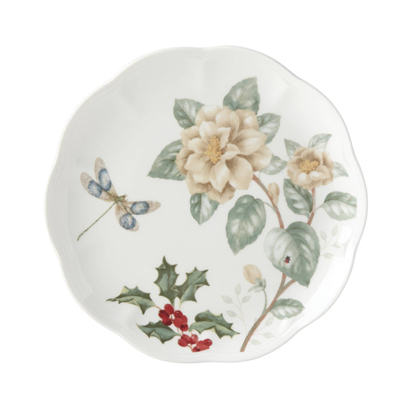 Lenox Butterfly Meadow Porcelain Dinnerware Set Scalloped Floral Holiday Table Elegance 884473
