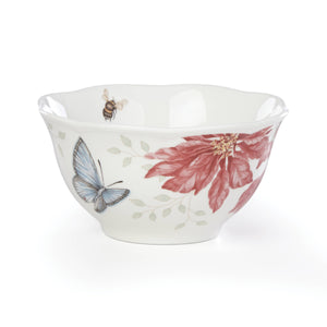 Lenox Butterfly Meadow Porcelain Dinnerware Set Scalloped Floral Holiday Table Elegance 884473