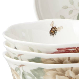 Lenox Butterfly Meadow Porcelain Dinnerware Set Scalloped Floral Holiday Table Elegance 884473