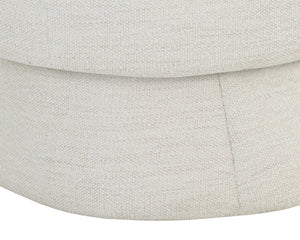 Sunpan Lauryn Lounge Chair - Contemporary Barrelback Design for Modern Living Spaces and Stylish Comfort Merino Pearl