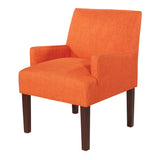 OSP Home Furnishings Main Street Guest Chair Tangerine