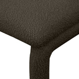 Xena Brown Boucle Fabric Accent/Dining Chair 884Brown-C Meridian Furniture